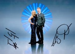 Torvill and Dean signed 8x6 colour photo. Torvill and Dean (Jayne Torvill and Christopher Dean)