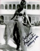 Alison Worth signed James Bond Octopussy 10x8 black and white photo. Good condition. All