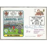 Football Martin Henderson signed Leicester City v Liverpool Meeting of Champions FDC PM 23 AUG 80