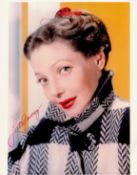 Loretta Young signed 10 x 8 inch colour photo. January 6, 1913 - August 12, 2000 was an American