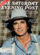 Michael Landon signed front cover of SEP magazine front cover. Cover only. Good condition. All