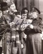 Dads Army 8x10 comedy photo signed by actor Ian Lavender who played Private Pike in the series. Good