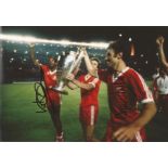 Viv Anderson and Gary Birtles signed 12x8 colour Notts Forest photo. Good condition. All