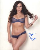 Playboy model Chelsea Brooke signed 8x10 photo. Good condition. All autographs come with a