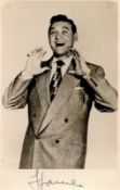 Frankie Laine signed 6x4 vintage sepia photo. Frankie Laine (born Francesco Paolo LoVecchio; March