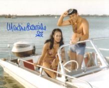 007 James Bond Thunderball photo signed by Bond girl Martine Beswick. Good condition. All autographs