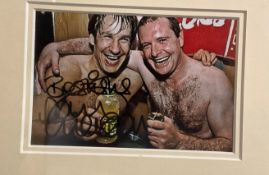 Paul Merson Hand signed 6x4 Colour Photo in black wooden Frame measuring 13x12 Overall. Photo