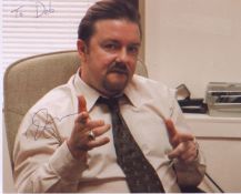 Ricky Gervais signed The Office 10x8 picture. Good condition. All autographs come with a Certificate