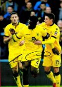 Football Micah Richards signed 12x8 colour photo pictured in action for Aston Villa. Micah Lincoln