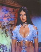 007 Bond girl Caroline Munro signed 8x10 photo. Good condition. All autographs come with a