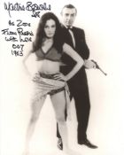 007 James Bond girl Martine Beswick signed 8x10 photo from the film From Russia With Love with