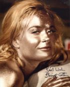 007 Bond girl, lovely 8x10 photo signed by Goldfinger actress Shirley Eaton. Good condition. All