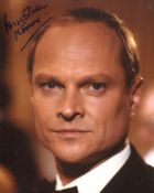 007 James Bond movie License to Kill 8x10 photo signed by actor Christopher Neame who played
