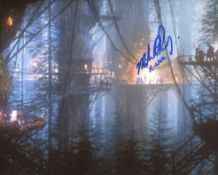 Star Wars 8x10 photo from Return of the Jedi, signed by Michael Henbury who was an Ewok in this
