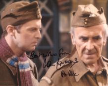 Dads Army 8x10 comedy photo signed by actor Ian Lavender who played Private Pike in the series. Good