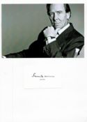 Lord Snowdon signed signature piece attached to A4 card with a black and white 8x5 photo. Lord