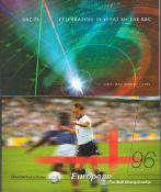 GB prestige booklet collection. 2 included. BBC75 and 1996 European Football championship. Good.