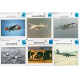 Bundle Of 10 Warplane Collectors Club Cards Including Scottish Aviation, Percival, Beech. Good