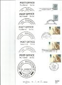 10 Post Office Numbered Series Special Handstamp First Day Covers 1984 Limited Edition. Good