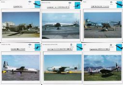 Bundle Of 10 War Plane Collectors Club Cards inc Supermarine Spitfire And Lockheed. Good