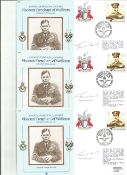6 x Viscount Trenchard Of Wolfeton Signed And Flown First Day Covers 1986. Good condition. We