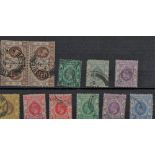 Hong Kong Stockcard 13 Stamps GV. Good condition. We combine postage on multiple winning lots and