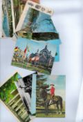 Bundle Of 21 Worldwide Topographical Postcards Posted and Unposted. Good condition. We combine