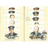 2 PHQ Card Sets The Royal Air Force 1 Set Postmarked First Day Of Issue. Good condition. We