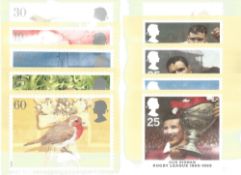 18 PHQ Cards Robert Burns, Communications, Rugby League Centenary, Christmas 1995. Good condition.
