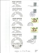 10 First Day Covers Post Office Numbered Series Special Handstamp 1984 Limited Edition. Good