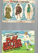 4 x Brooke Bond Picture Card Albums Incomplete - 40 Ways To Play Better Soccer (Only No. 32