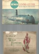 2 Complete Trade Card Albums Wild Flowers W. D. and H. O. Wills Cigarette Cards And HMS 1902-1962