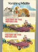 7 x Empty Or Almost Empty Tea Card Albums Vanishing Wildlife, The Sea Our Other World, History Of