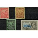 Barbados Stockcard with 4 Old Stamps. Good condition. We combine postage on multiple winning lots