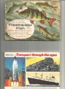 4 x Brooke Bond Picture Card Albums Incomplete - Freshwater Fish Missing No.2 - Inventors And
