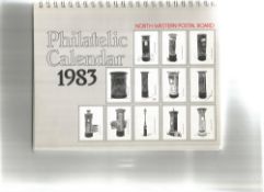 North Western Postal Board Philatelic Calendar 1983 Pillar box Cards. Good condition. We combine