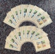 GB 2nd miniature sheets. 50 in total. London 1980. Face value £25. Good condition. We combine