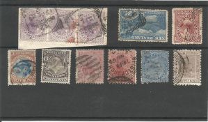 New Zealand pre 1936 stamps on stockcard. 11 stamps. Good condition. We combine postage on