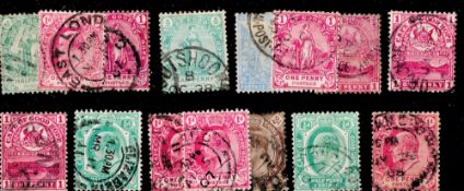 15 Old Stamps from Cape Of Good Hope On Stockcard. Good condition. We combine postage on multiple
