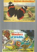 4 x Incomplete Brooke Bond Tea Card Albums British Butterflies, Transport Through The Ages, Wild