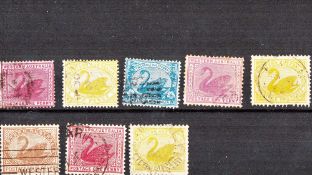Western Australia Pre 1910 8 Stamps. Good condition. We combine postage on multiple winning lots and