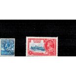 Falkland Island Stockcard 1929 , 1935 2 Stamps. Good condition. We combine postage on multiple