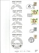 10 First Day Covers 1984 Post Office Numbered Series Special Handstamp Limited Edition. Good