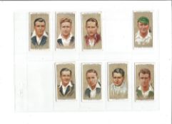 46 x Cricketers 1934 Cigarette Cards John Player Missing No's 4, 6, 18, 50. Good condition. We