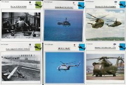 Bundle Of 10 Warplane Collectors Club Cards Naval Helicopters inc Focke-Achgelis Fa 330