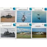 Bundle Of 10 Warplane Collectors Club Cards Naval Helicopters inc Westland Sea King. Good condition.