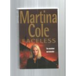 Faceless 1st Edition Paperback Book Signed By Author Martina Cole. Good condition. We combine