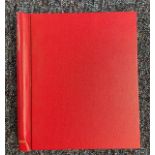 EMPTY Stanley Gibbons simplex album. Red in colour. 100 pages. NO STAMPS. Good condition. We combine