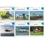 Bundle Of 10 Collectors Club Cards inc Transport and Utility And Naval Helicopters. Good