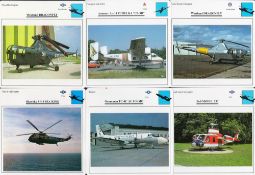 Bundle Of 10 Collectors Club Cards inc Transport and Utility And Naval Helicopters. Good